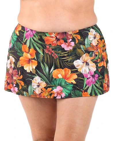 La Blanca Plus Tropical Hideaway Flowy Swim Skirt