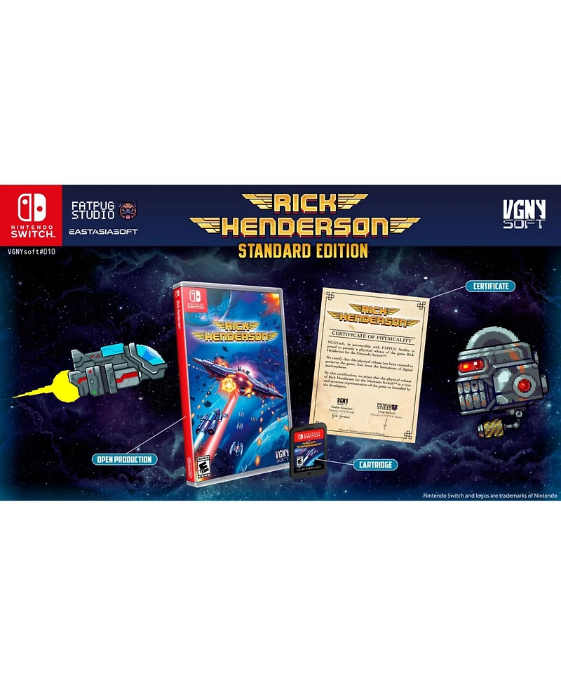 VGNYsoft Rick Henderson Standard Edition for Nintendo Switch