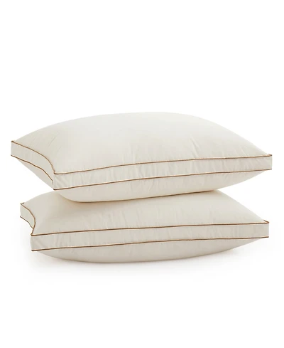 Unikome Down-Around Design Cotton Gusseted 2-Pack Pillows