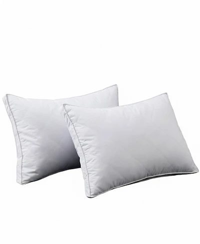 Unikome Gusseted Goose Feather 2-Pack Pillows, Queen