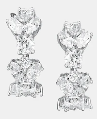 Givenchy Extra Small Cubic Zirconia Huggie Hoop Earrings, 0.36"