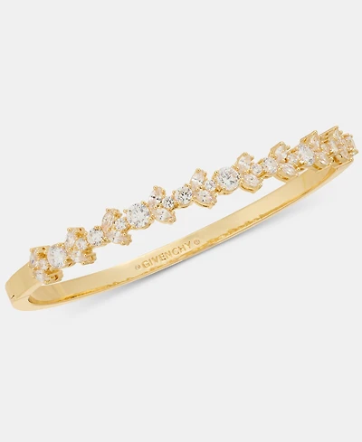Givenchy Cubic Zirconia Cluster Bangle Bracelet