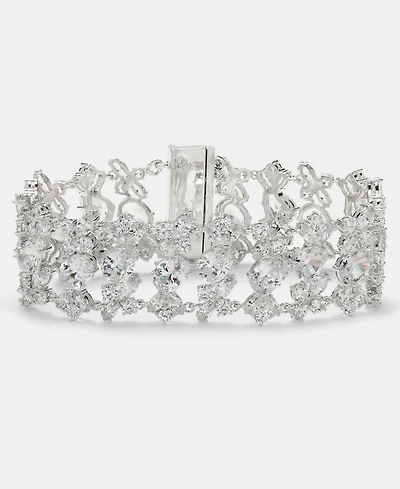 Givenchy Cubic Zirconia Cluster Flex Bracelet