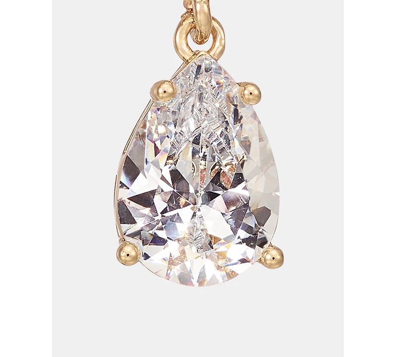 Givenchy Cubic Zirconia Linear Drop Earrings