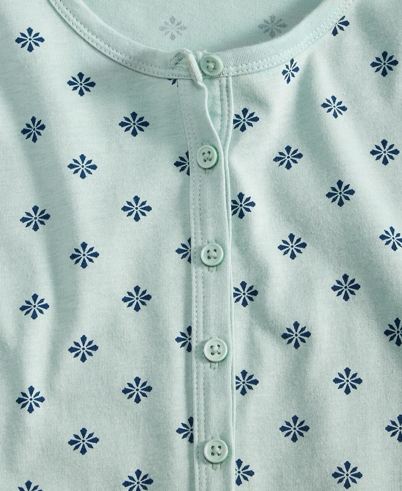 Charter Club Women's Cotton Short-Sleeve Nightgown