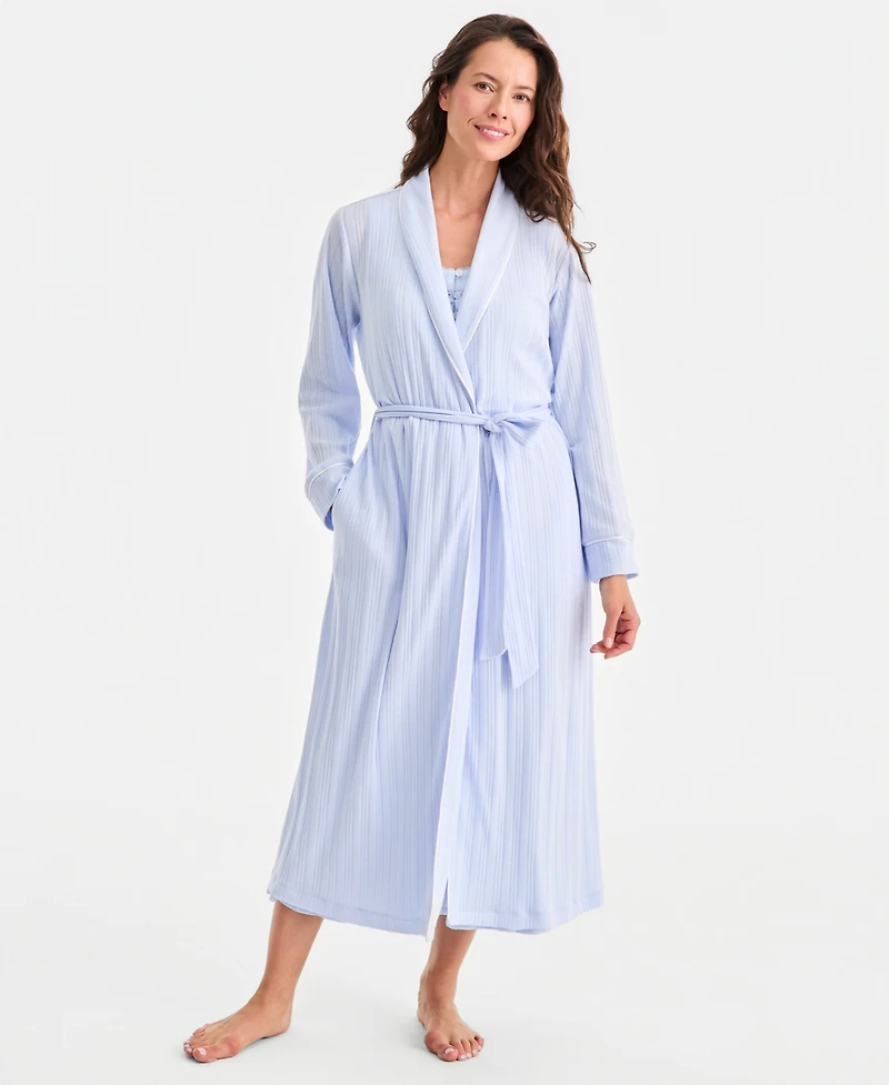 Charter Club Women's Pointelle Robe, Macy's Exclusive
