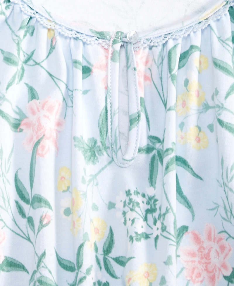 Charter Club Women's Mother's Day Printed Cotton Short Sleep Gown, Macy's Exclusive