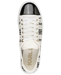 Karl Lagerfeld Paris Women's Caelan Crochet Round Toe Sneakers
