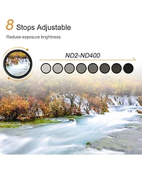 KandF Concept Variable ND2-400 77mm