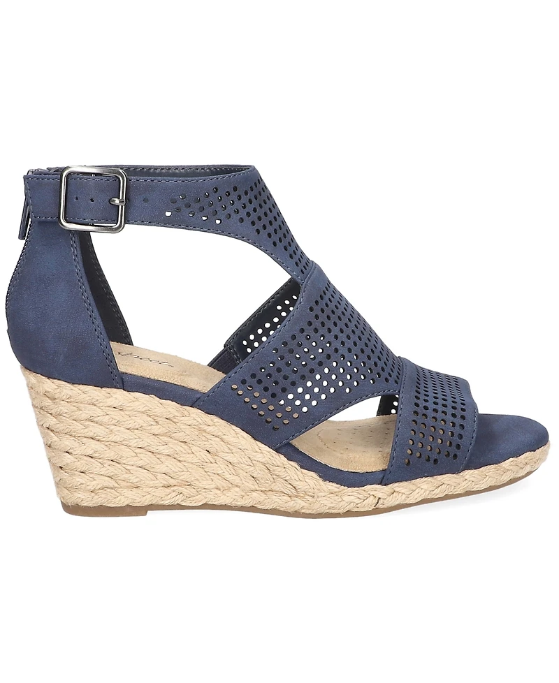 Easy Street Women's Tova Espadrille Wedge Sandals