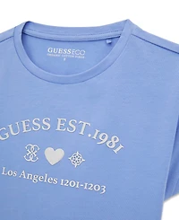 Guess Girls' 7-16 Midi Length Short-Sleeve T-Shirt