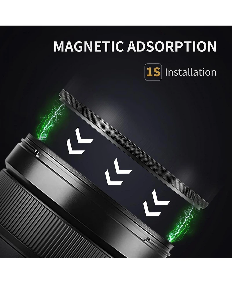 K&F Concept 77mm Nano-x 1/4 Black Soft Diffusion Magnetic Filter