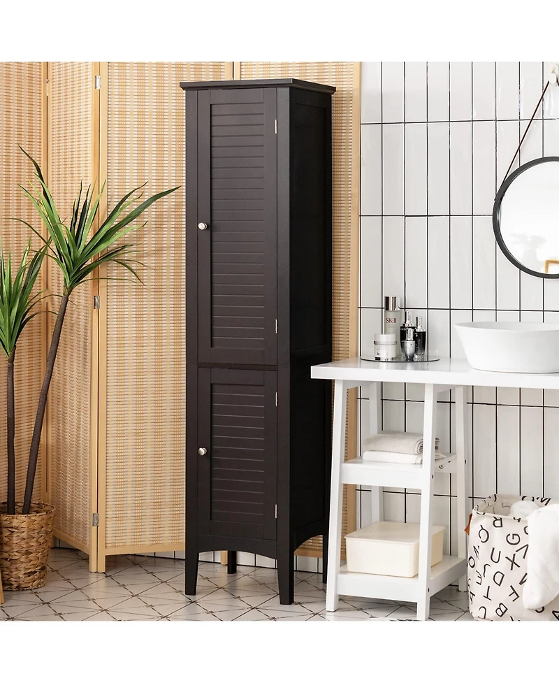 Volenca Freestanding Storage Cabinet for Bathroom, Kitchen, or Living Room