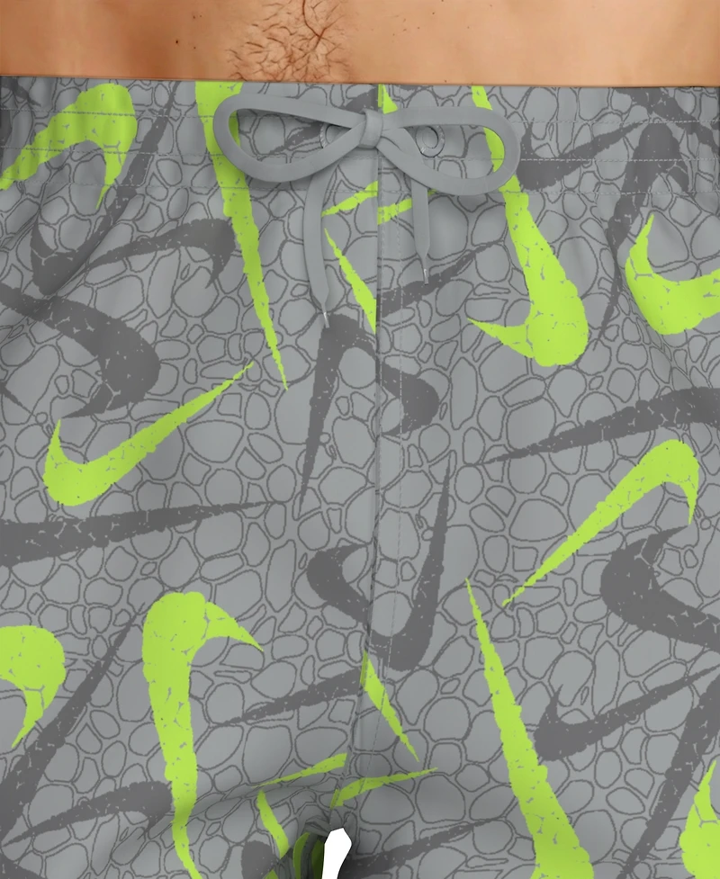 Nike Men's 7" All-Over Logo Print Volley Swim Shorts