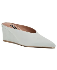 Nine West Women's Lanah Wedge Mules Pumps