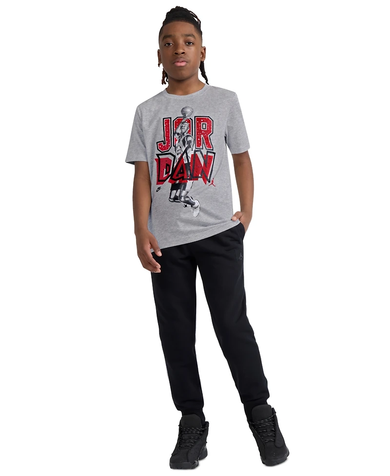 Jordan Boys 8-20 Graphic Print Short-Sleeve T-Shirt