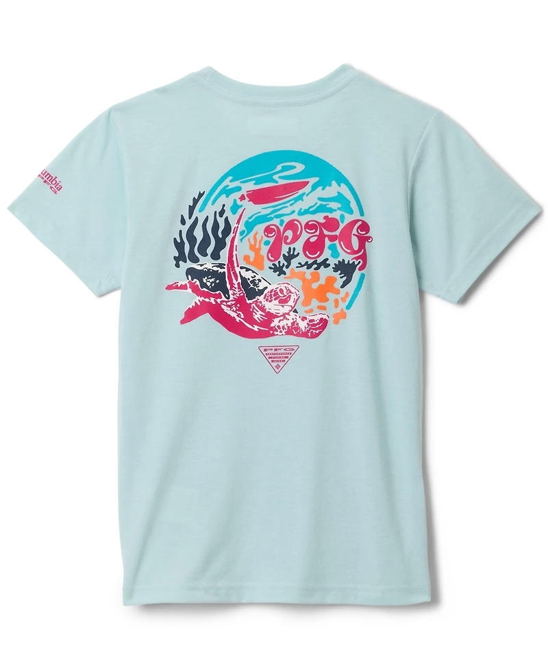 Columbia Girls' 7-16 Palm Waves Short-Sleeve T-Shirt