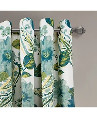 Floral Paisley 52" x 84" Curtain Set