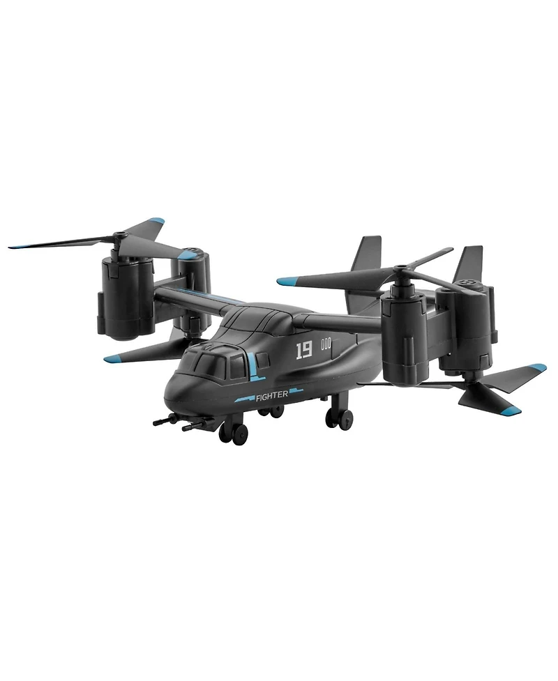 Sugift 4-Channel Rc Helicopter with Wing Lights & Gyro Stabilizer