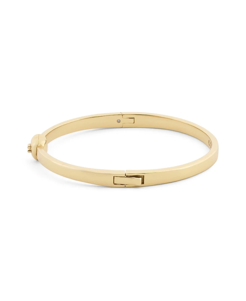 Coach Chalk Signature C Heart Enamel Bangle Bracelet