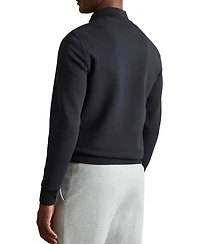 Reiss Men's Hybrid Quilt and Interlock Zip Jacket