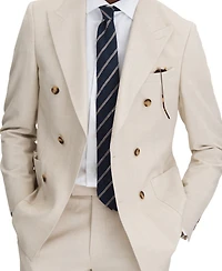 Reiss Men's Double Breasted Slim Fit Suit Blazer