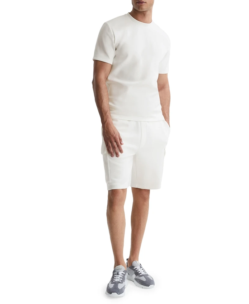 Reiss Men's Premium Interlock Crew-Neck T-Shirt