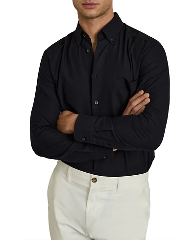 Reiss Men's Slim-Fit Button-Down Collar Cotton Oxford Shirt