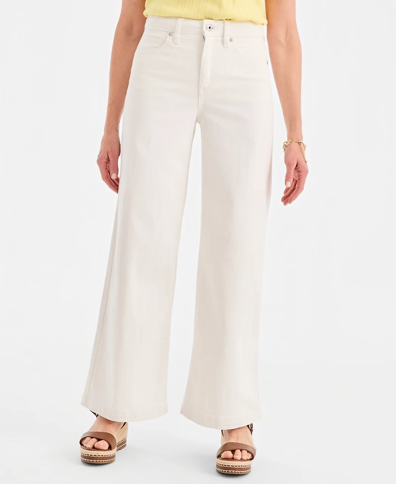 Style & Co Women's High-Rise Wide-Leg Jeans, Macy's Exclusive