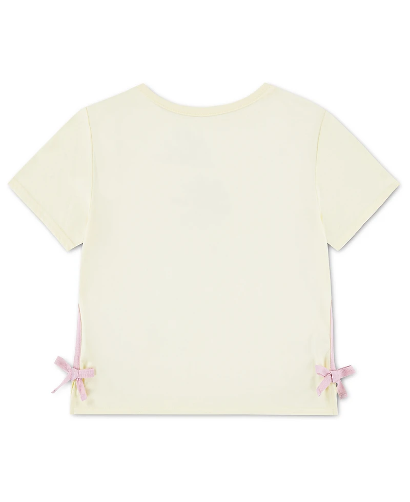 Levi's Girls' 7-16 Daisy Side Tie Round Neck Top