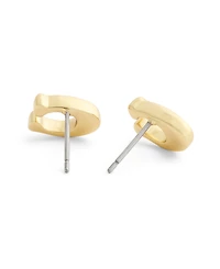Coach Gold Signature C Stud Earrings