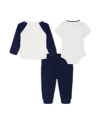 Tommy Hilfiger Baby Boys' Long-Sleeve Jacket, Bodysuit and Joggers, 3-Piece Set