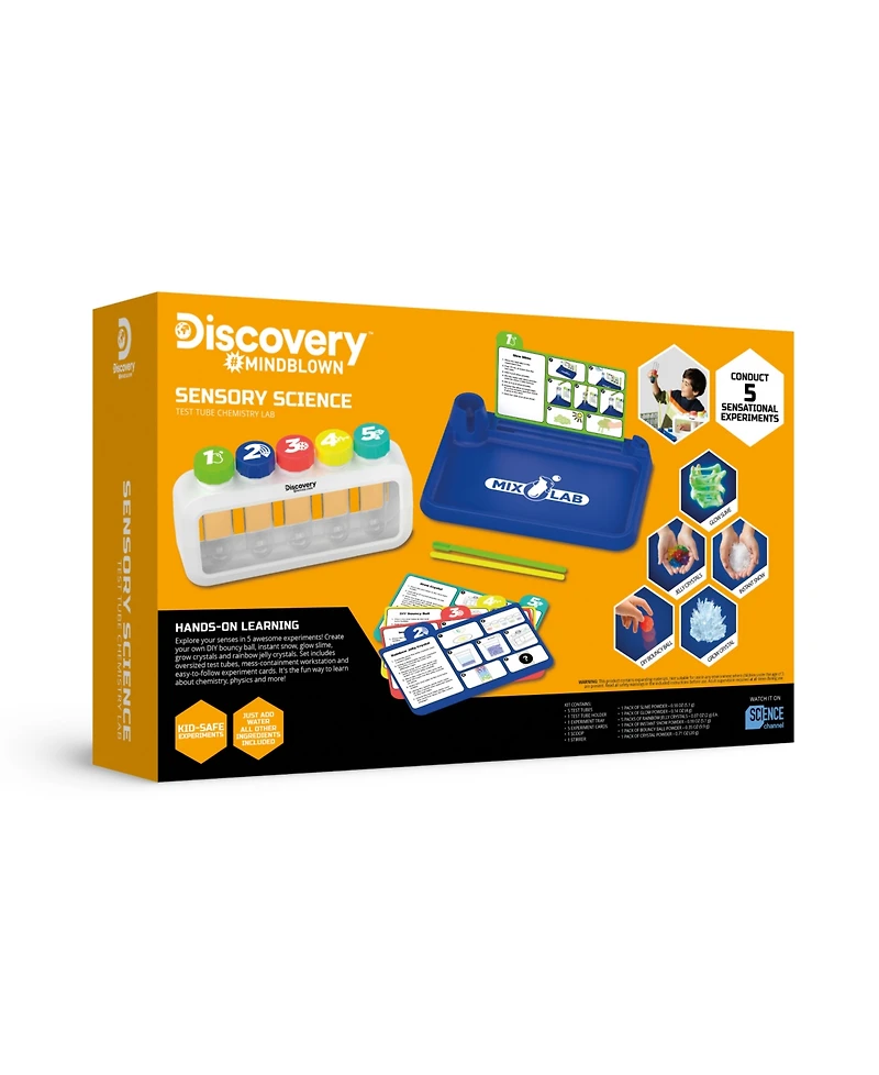 Discovery #Mindblown Sensory Science Test Tube Chemistry Lab Set