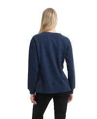 Wilt Clothing Women's Woven Side Panels Sweatshirt