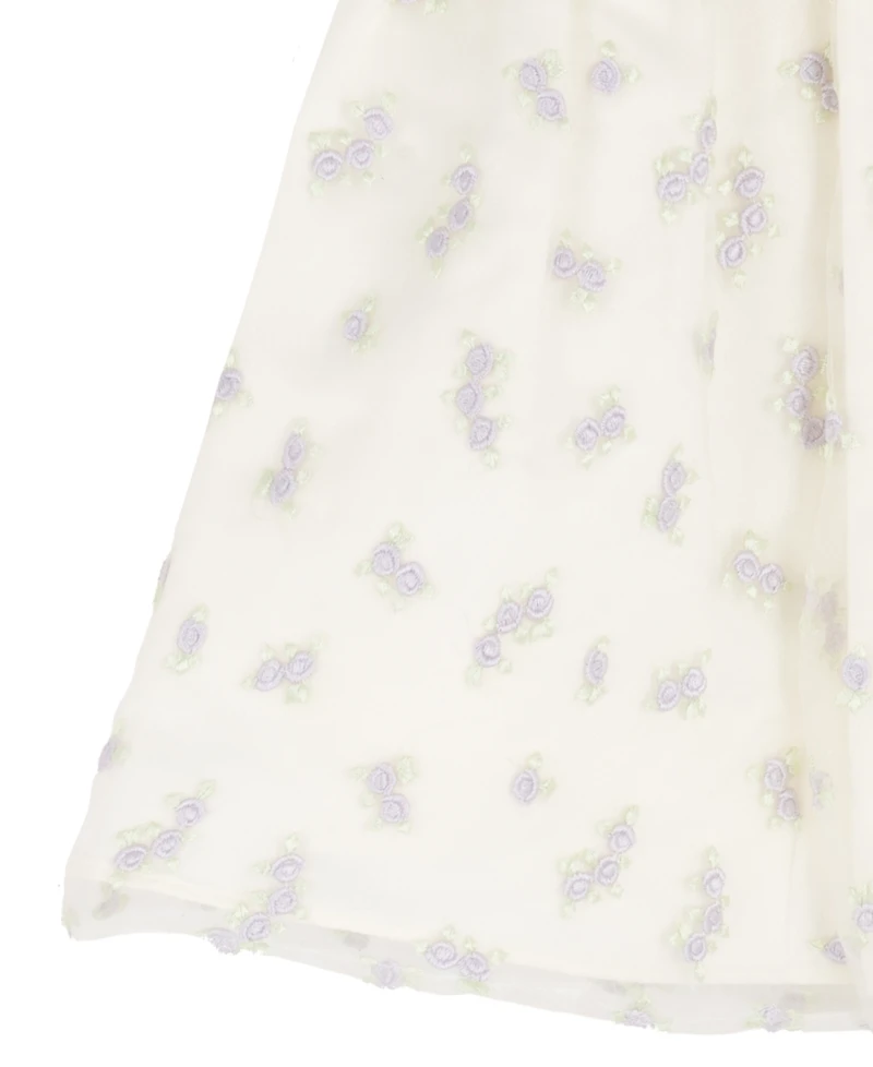 Rare Editions Girls' Toddler 2T-4T Embroidery Dress