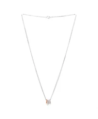 Pre-Owned Cartier Love 3 Ring Pendant Necklace