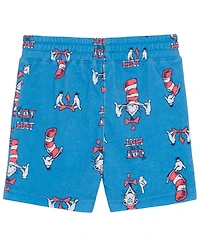 Dr. Seuss Boys' Toddler 2T-5T the Cat Hat T-Shirt and Shorts, 2-Piece Set