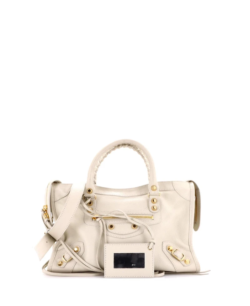 Pre-Owned Balenciaga Mini City Classic Studs Bag Leather