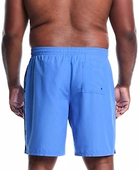 Nike Men's 9" Big & Tall Breaker Logo Tape Volley Swim Shorts