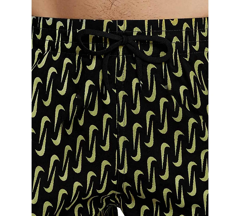 Nike Men's 7" Breaker Linked Swoosh Volley Swim Shorts