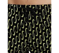Nike Men's 7" Breaker Linked Swoosh Volley Swim Shorts
