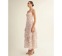 Arose Studio, Inc Women's Lorraine Sweetheart Neck Midi Dress