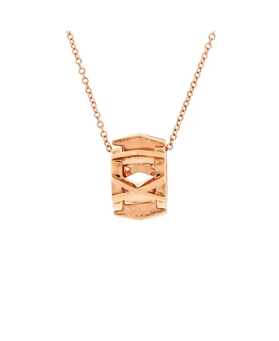 Pre-Owned Tiffany & Co Atlas X Open Pendant Necklace