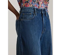 Lauren Ralph Women's High-Rise Wide-Leg Jeans