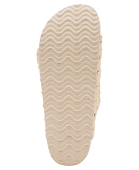 Madden Girl Women's Babes-rf Double-Strap Round Toe Flatform Footbed Sandals