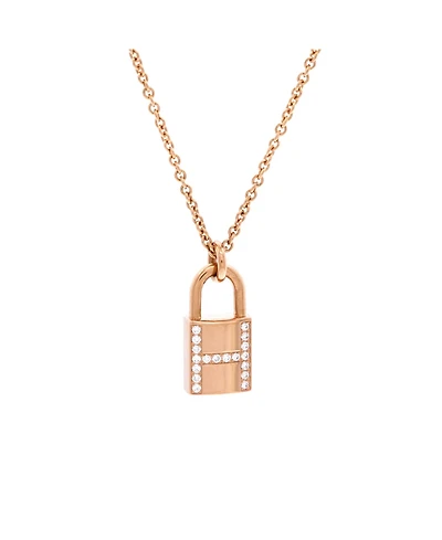 Pre-Owned HERMES Amulettes Cadenas Pendant Necklace