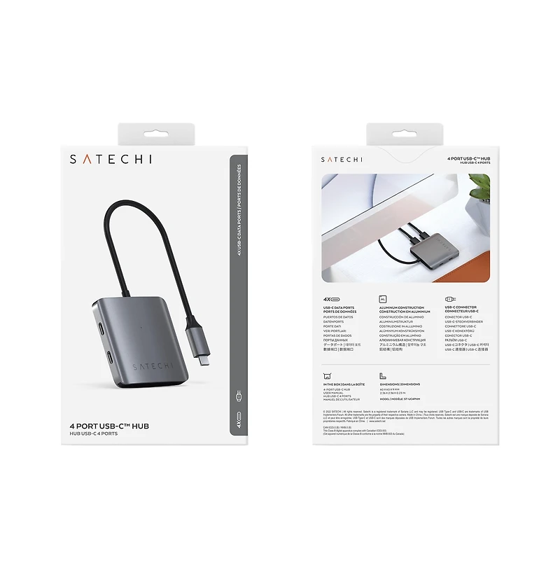 Satechi 4 Port Usb C Hub
