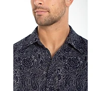 Liverpool Los Angeles Men's Short-Sleeve Button-Up Shirt