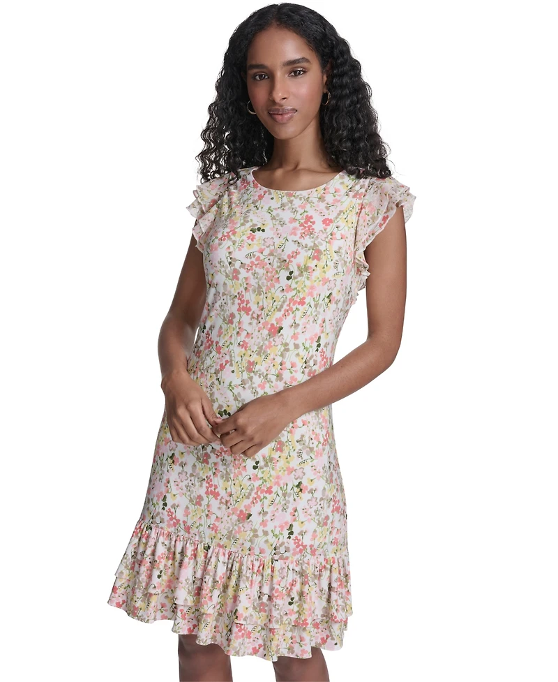 Tommy Hilfiger Petite Crewneck Shift Dress