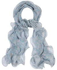 Lauren Ralph Lauren Floral Double Ruffle Scarf